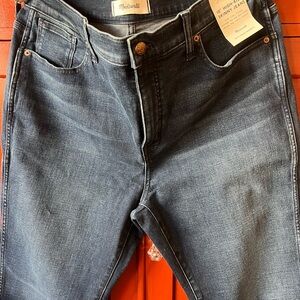 Madewell Women's Deep Indigo High Rise Skinny Jeans